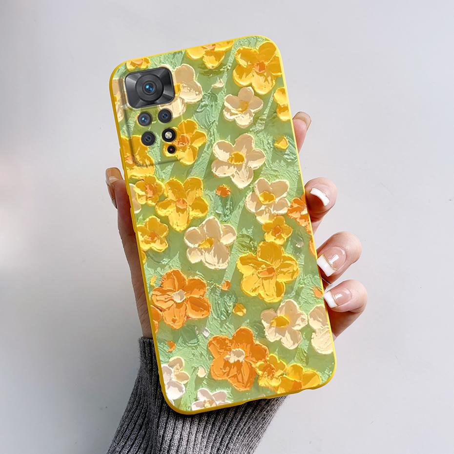 For Redmi Note 11S Note 11 Pro 5G 4G Case Cute Rabbit Panda Protector Fundas Cover For Redmi Note 11 note11E Silicone Phone Case
