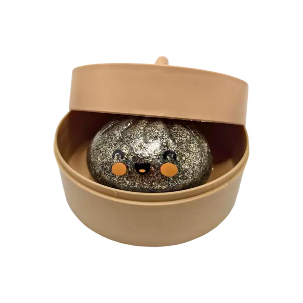 Simulated Roast Pork Bun Toy; Cute Food; Decompression; Bun; Enjoy; Stress Relief Device.Prank Stress Relief Bun Toy Realistic Steamer Toy