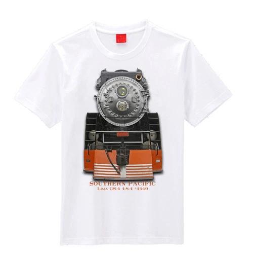 Southern Pacific Daylight 4449 Head On Train T-shirts S