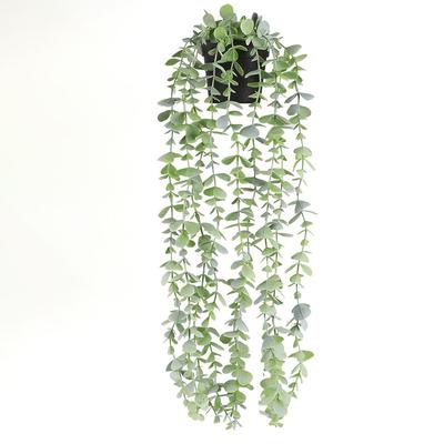 Artificial Ivy Hanging Eucalyptus Vine Plastic Plants for Home Indoor Outdoor Garden Door Wall Wedding Party DIY Decoration