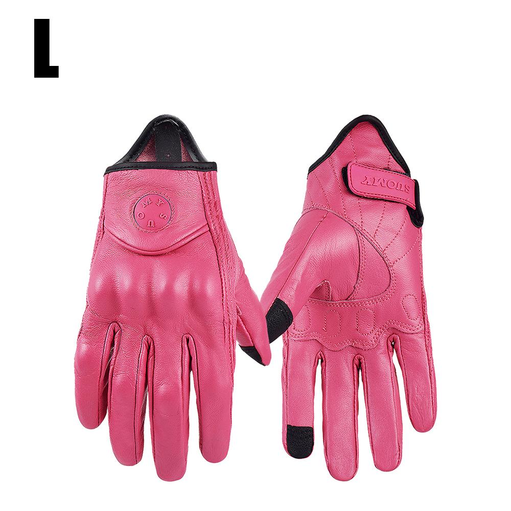 Prodyšné motocyklové rukavice z kozí kůže pro venkovní cyklistiku Motokrosová sportovní ochrana Závodní rukavice s dotykovou obrazovkou