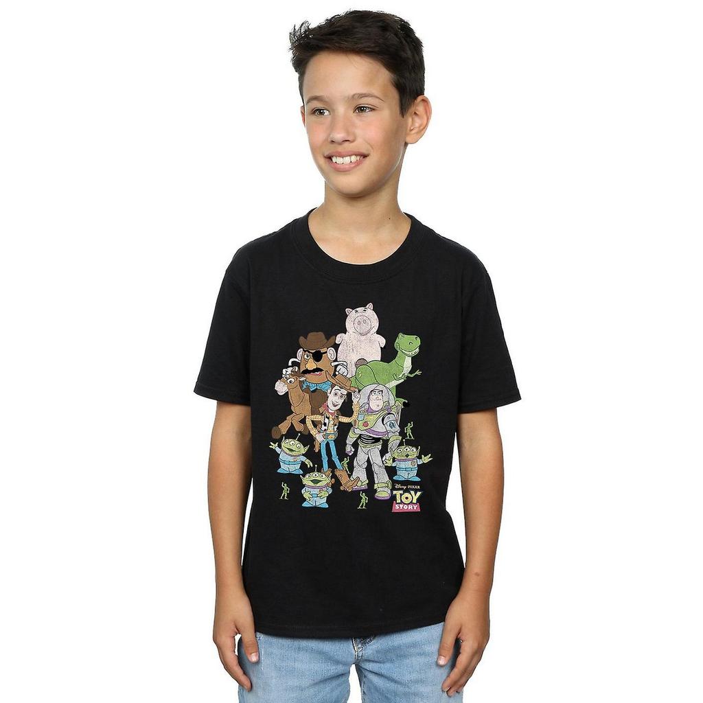 Toy Story Jungen-Gruppen-Baumwoll-T-Shirt