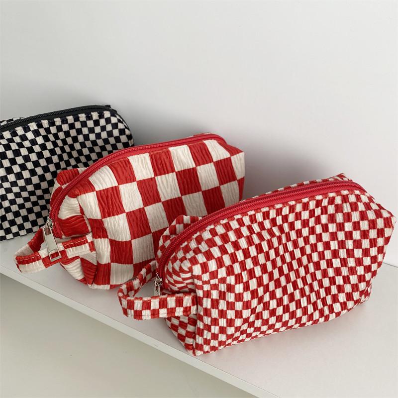 Storage Makeup Bag Fashion Casual Vintage Print Practical Delicate Girl Style