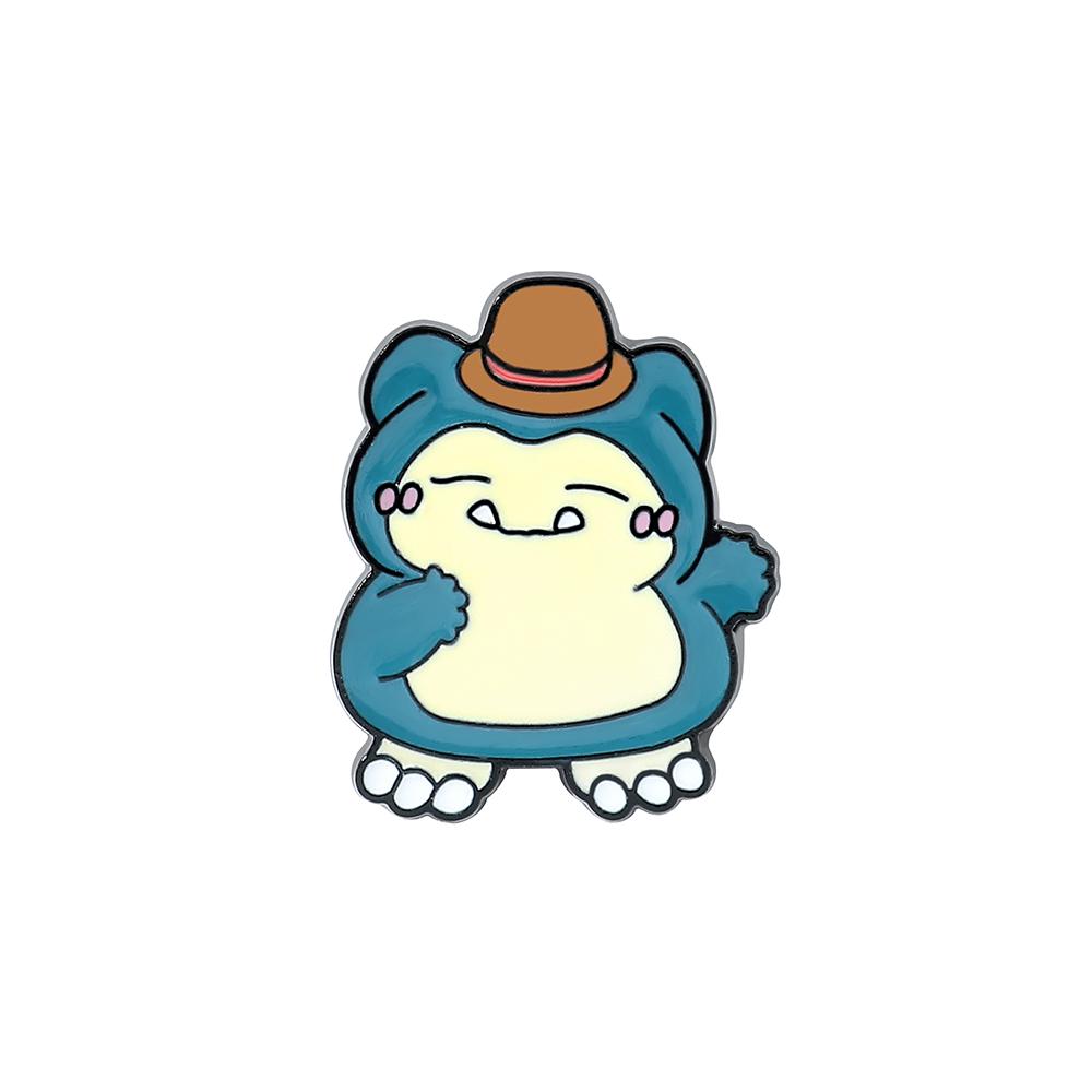 Anime Brooch Cartoon Figure Kawaii Pikachu Psyduck Bulbasaur Metal Badge Enamel Pin Jacket Jeans Lapel Pin Accessories