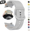 20mm Silicone Watch Strap For Samsung Galaxy Watch 7/6/5/4 44mm 40mm Bracelet Galaxy Watch 6 Classic 5 Pro 45mm 47mm 43mm Band