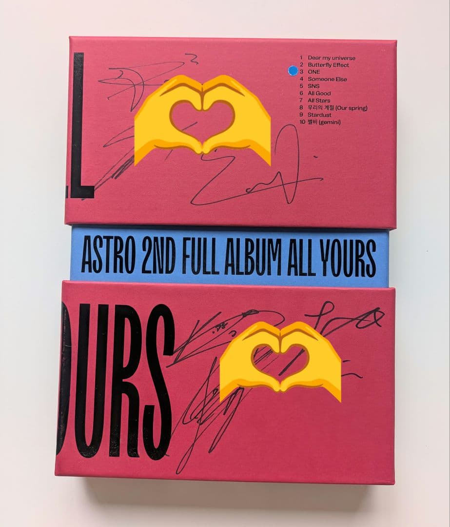 

[USED] Rare! Not for sale ASTRO album autographed by allyours