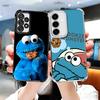 Sesame Street Cookie Soft Phone Case For Samsung A17 A27 A07 A37 A57 A16 A56 A15 A55 A14 A54 A13 A53 A26 A36 A25 A35 A24 A34 A23