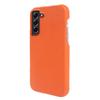 For Samsung Galaxy S21 FE 5G Litchi Texture Magnetic Case Genuine Cow Leather Coated PC Shockproof Phone Cover
