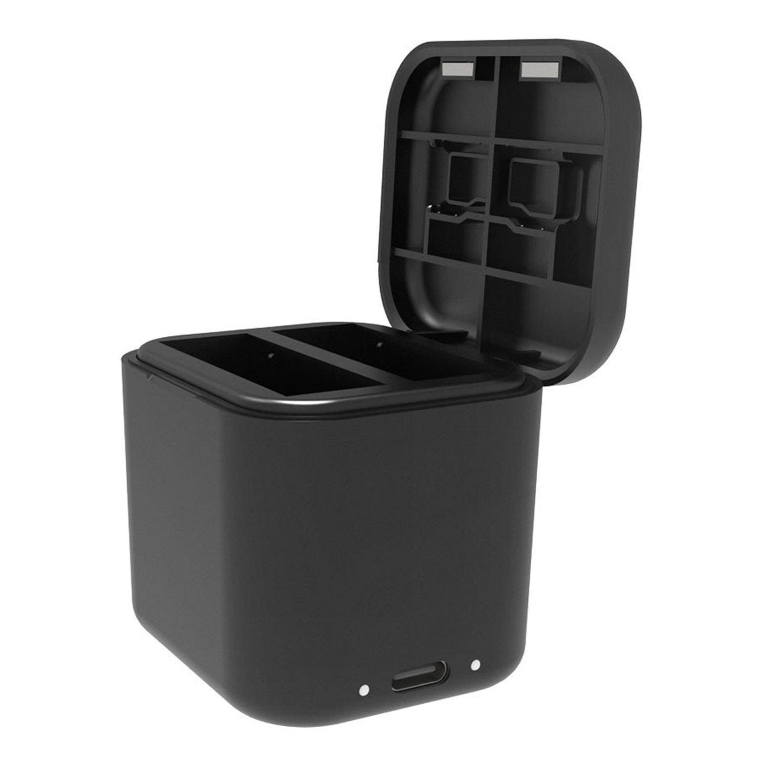 

Battery Charger 1650mAh Battery Charging Camera 2 Card Slot Fast Charge Hub for Insta360 Ace/Ace Pro Camera Battery