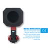 PF8 Studio Mic Screen Portable Noise Reduction Metal Acoustic Filter Windproof Screen for Microphone