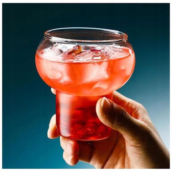 Ecarla Szklanka Do Kawy Napojów 250Ml Bubble Szk132