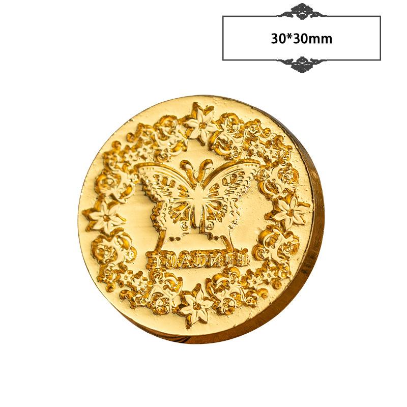 Wax Seal Stamps Vintage Retro Candy Sealing Stamp Head Xmas Animal Decorative Crown Gift Wrapping Invitations Cards Envelopes