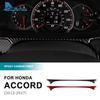Real Soft Carbon Fiber For Honda Accord 2013 2014 2015 2016 2017 LHD Car Dashboard Strip Interior Trim Accessories