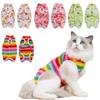 Durable Cartoon Cat Sterilization Clothes Anti-scratch Breathable Anti-licking Clothes Print Dog Cats Jumpsuit