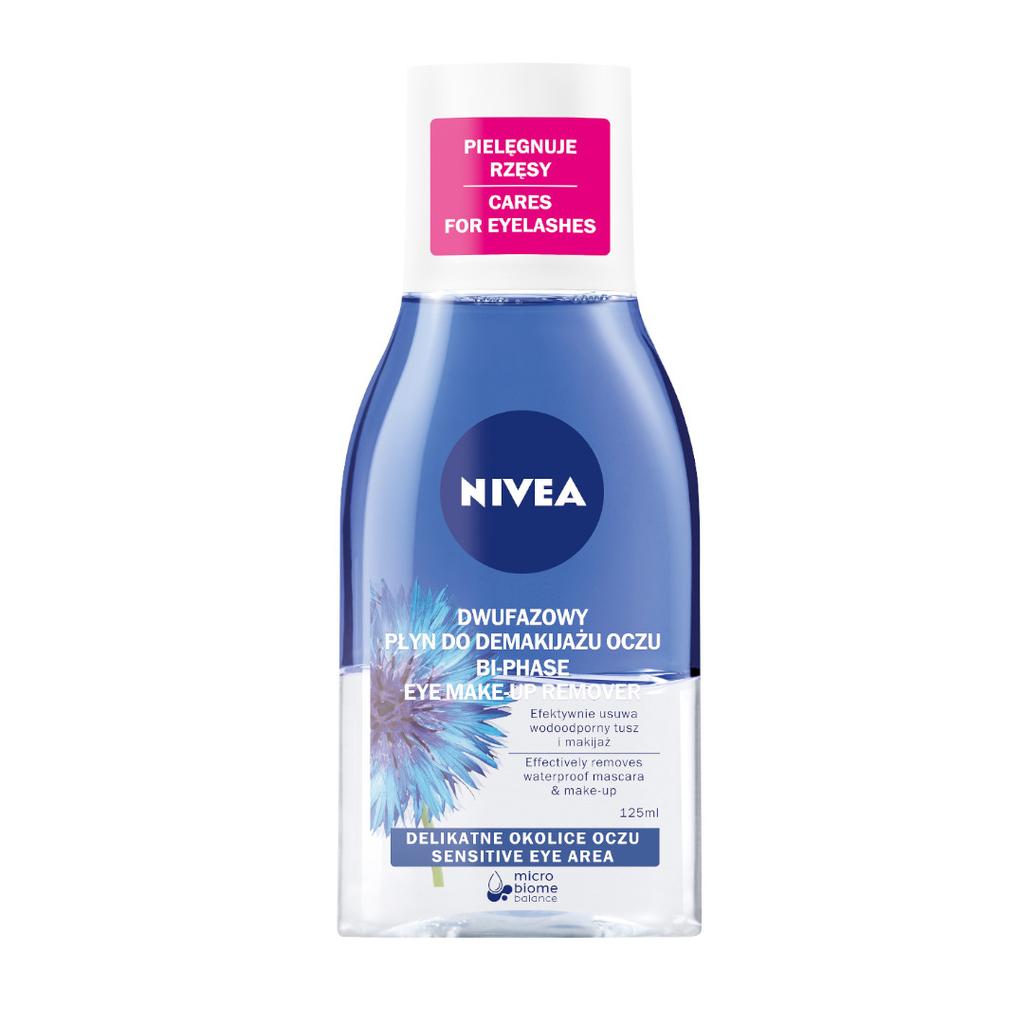 Nivea Dual-Phase Eye Makeup Remover with Cornflower Extract, 125ml