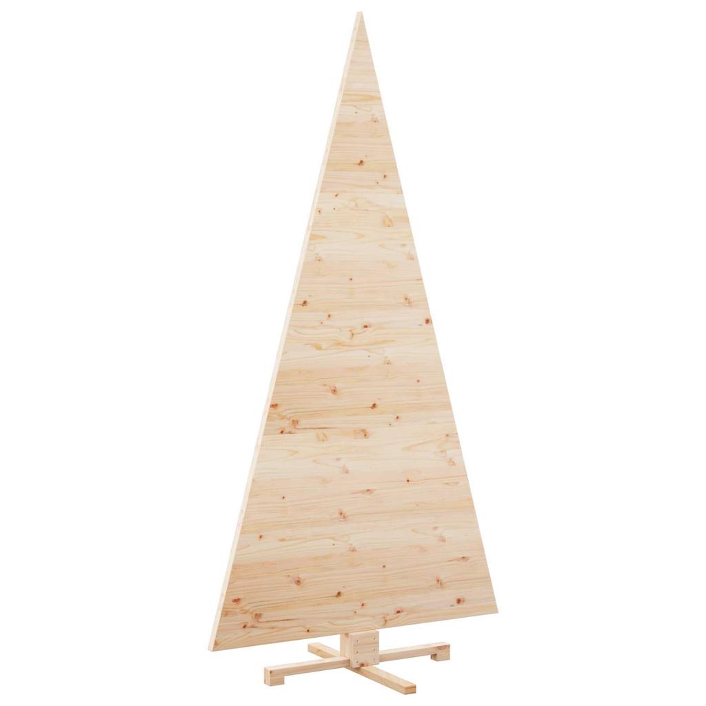 Christmas Trees with Stand Natural 210 cm Solid Wood Pine