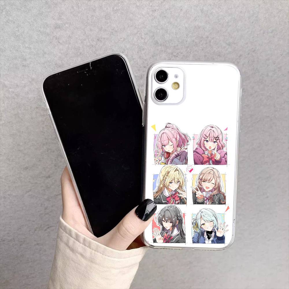 Watanare Anime Phone Case For iPhone17,16,15,14,13,12,11 Plus,Pro Max Soft Transparent Cover