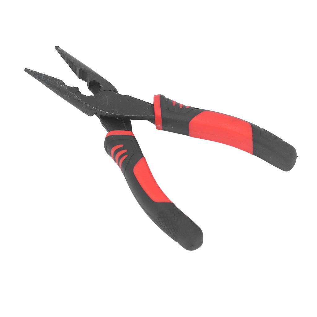 Long Nose Pliers Labor Saving Non Slip Rubber Comfortable Grip High Carbon Steel Industrial Wire