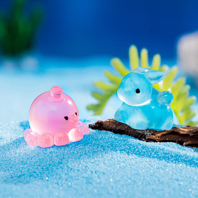 Kreative leuchtende Schildkröte, Krabbe, Krake, Ornamente, Meerestiere, Aquarium, Landschaft, Figur, Startseite, Dekorationen, Geschenke