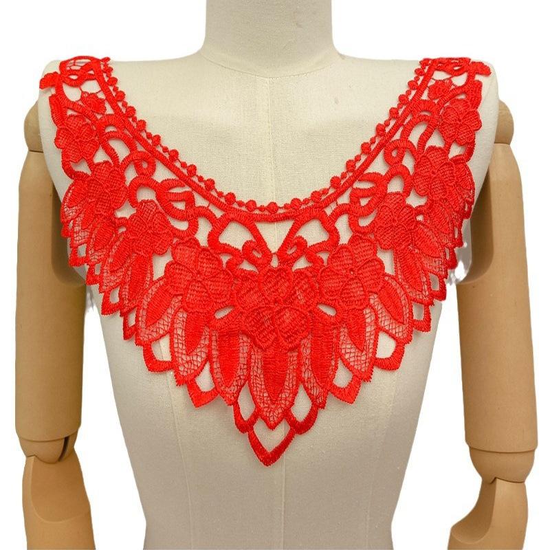 Water Soluble Lace, Embroidery, Polyester Silk, Corsage, Collar, Embroidery Collar, Fake Collar DIY Lace Accessories