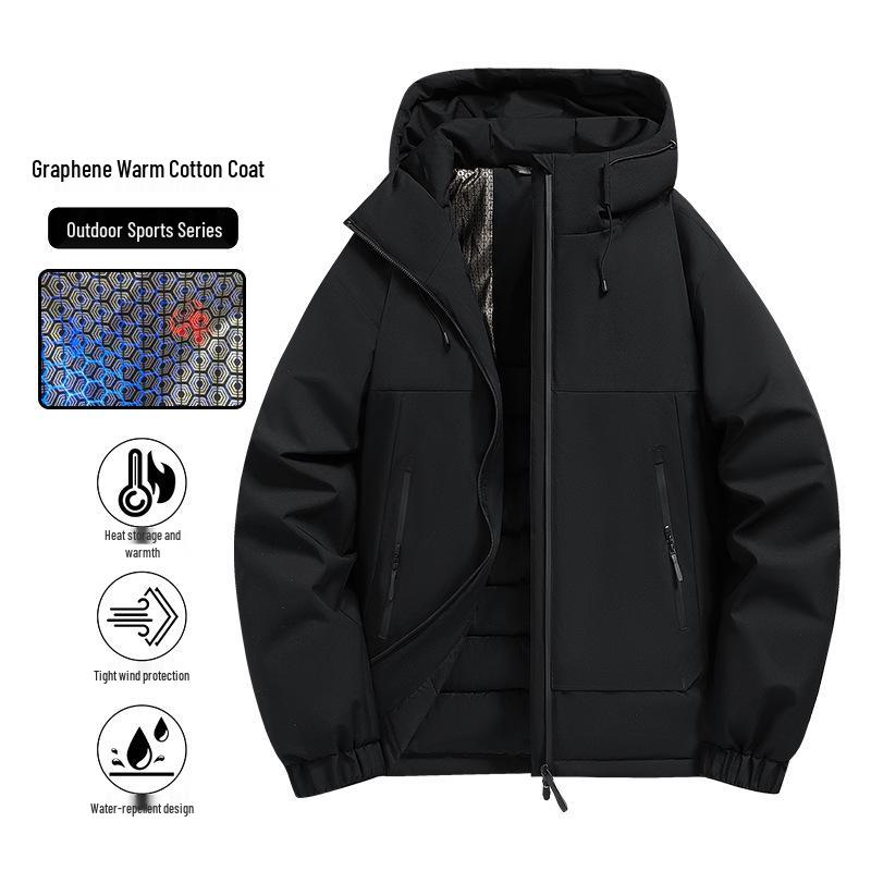 2025 Unisex Baumwolljacke: Winddicht, Verdickt, Warm, Modisch, Hochwertiger Herren-Wintermantel