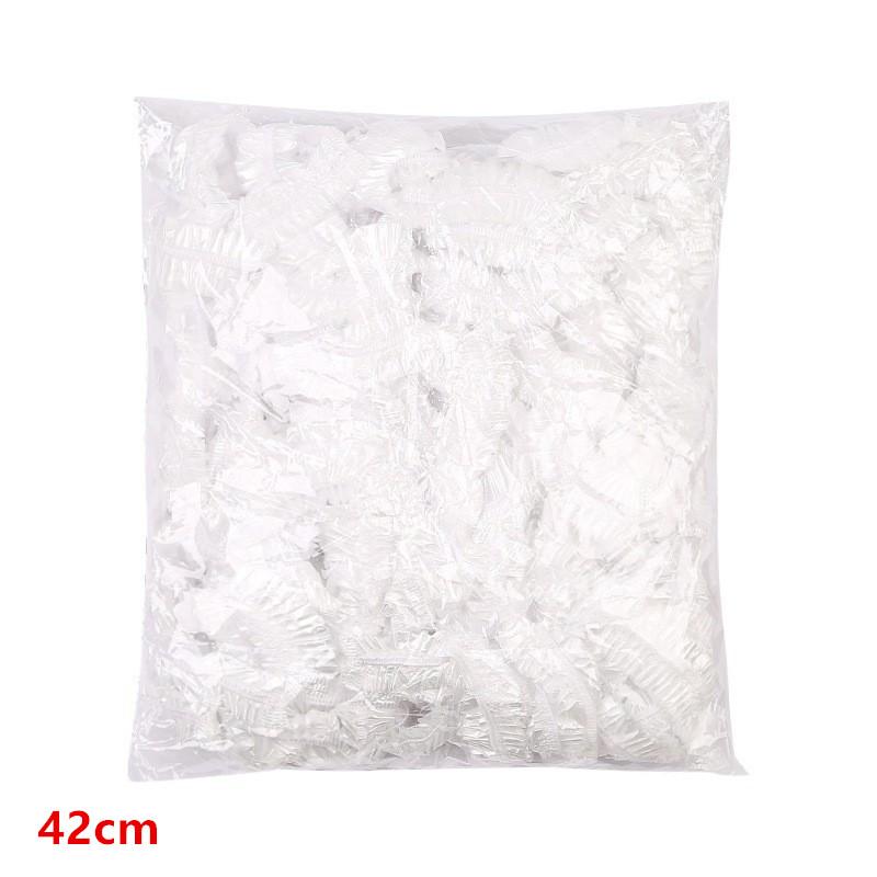 100Pcs Disposable Food Cover Saran Wrap Food Grade Fruit Vegetable Storage Bag Elastic Plastic Bag Kitchen Fresh Keeping Bag