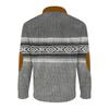 Herren Cord Strickjacke 6-Knopf Langarm Sweatshirt