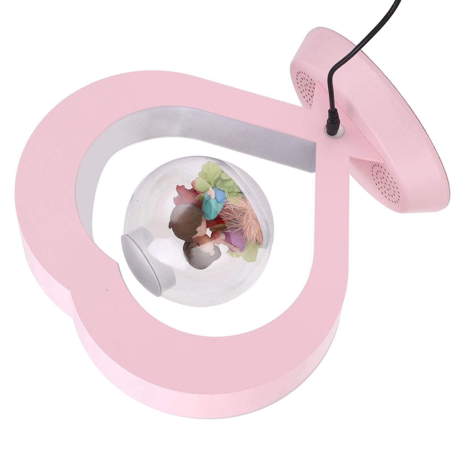 

Магнитный левитирующий Bluetooth-динамик в форме сердца, вращающийся на 360 градусов, магнитный беспроводной, плавающий UK Plug