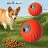 Dog Food Ball Dispenser 2-in-1 Pet Slow Feeder Ball Slow Feeding Pet Treat Dispenser Toy For Mental Stimulation Exercise Indoors