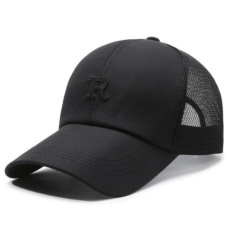Spring and summer breathable baseball cap light and thin mesh cap R standard cap men's and women's outdoor visor fishing cap