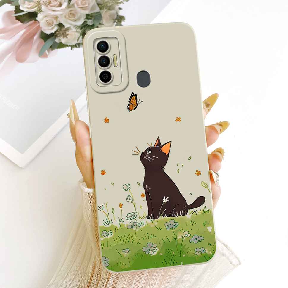 For Tecno Spark 7 Fashion Dragon Shockproof Protector Protective Phone Casing Spark7 7P 7Pro KF6 KF7j Soft Silicone Case Cover