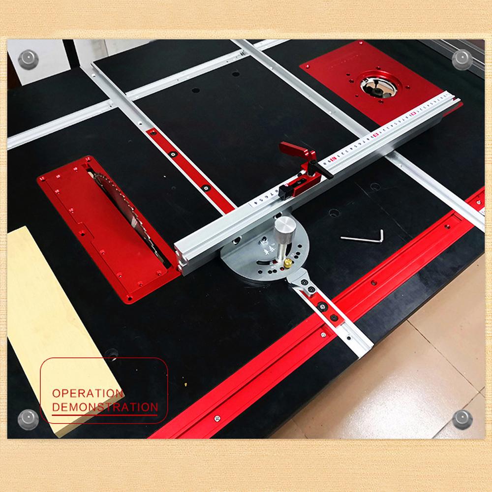 Tischsäge Elektrische Kreissäge Klappabdeckung Aluminiumlegierung Klappboden Tisch Spezielle Einlegeabdeckung