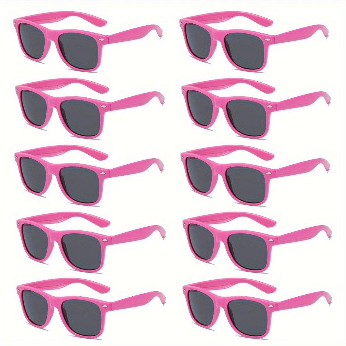 

Набор из 10 штук Неоновые цвета Принадлежности для вечеринок Цвета Модные очки Классические Ретро Сувениры для вечеринок Модные очки для Взрослых