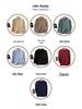 Herren 100% Wolle Rundhals-Pullover - Casual Business, Dickstrick, Herbst/Winter Vielseitig.