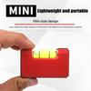 Mini Pocket Level Magnetic Horizontal Leveler Woodworking Portable Bubbles Ruler Level Inspection Tools