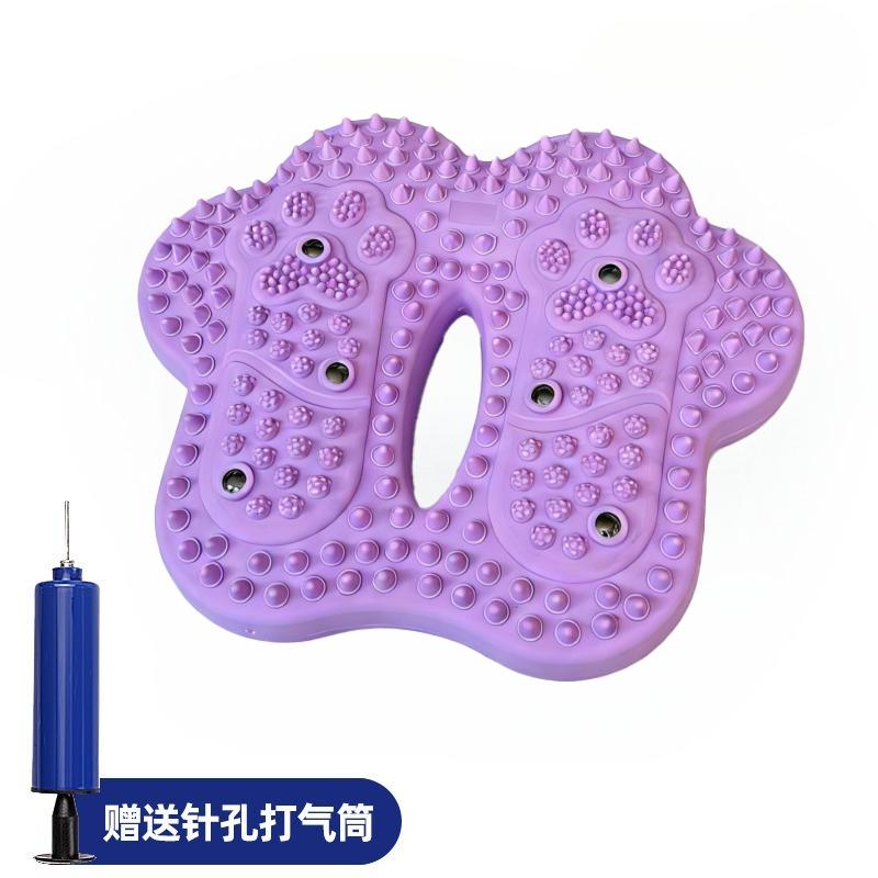 Anti-slip Acupressure Foot Massager Pad Inflatable Foot Massager Strong Suction Cups Foldable Portable Drainage Holes