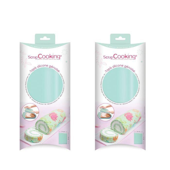 2 tapis silicone pour génoise 27 x 36 cm