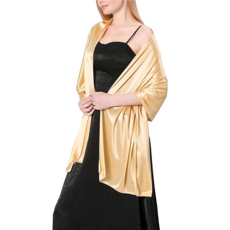 Elegantes Seidensatin-Schal für Hochzeiten oder Abendgarderobe