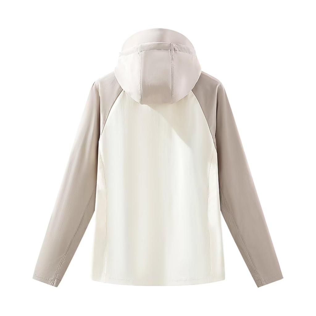 Rash Guard UV Protection Long Thin and UV Sun Protection Suitable for Plus [FLYGAGA] Women's Hoodie, Cooling, Sleeved, Swimsuit, Breathable, Hooded,