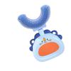 Manual Baby U-shaped Toothbrush 360 Oral Cleaning Massage Soft Brush Head Food Grade Silicone Toothbrush