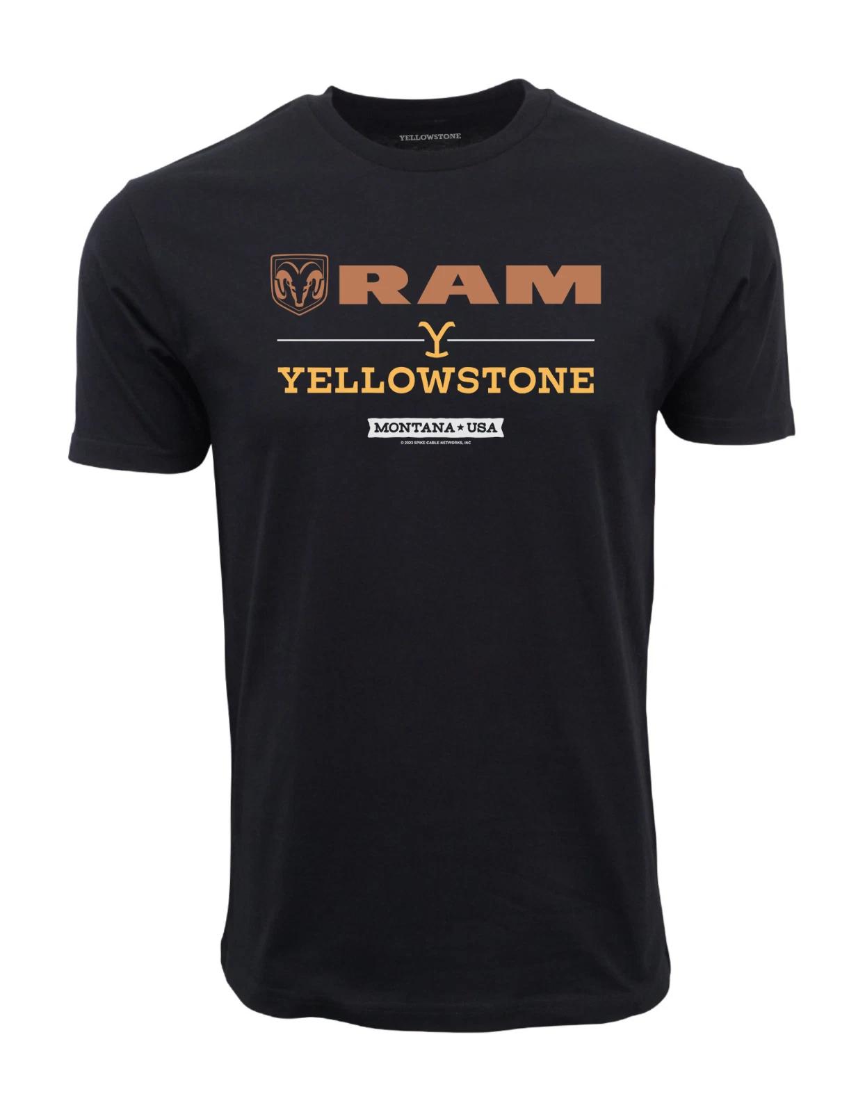Unisex Adult Casual Graphic Yellowstone Montana USA Ram Graphic T s... XXXL