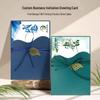 Custom High-End Metal Business Invitation Card for Employees & Clients