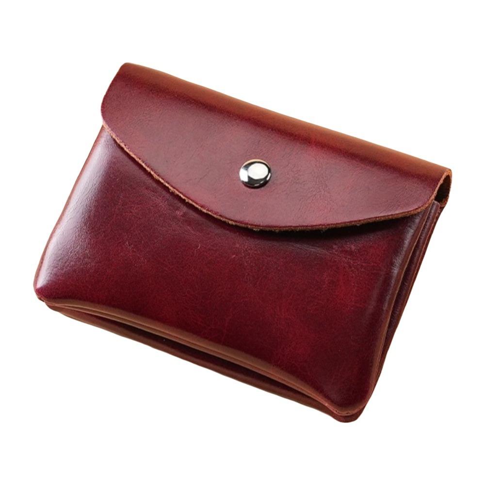 Zipper Short Wallet Hasp Mini Purse Bag Portable Leather Small Coin Pouch  Shopping