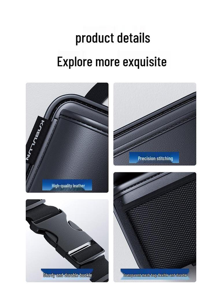 Multi-Functional Car Seat Back Organizer and Trunk Hanging Pocket