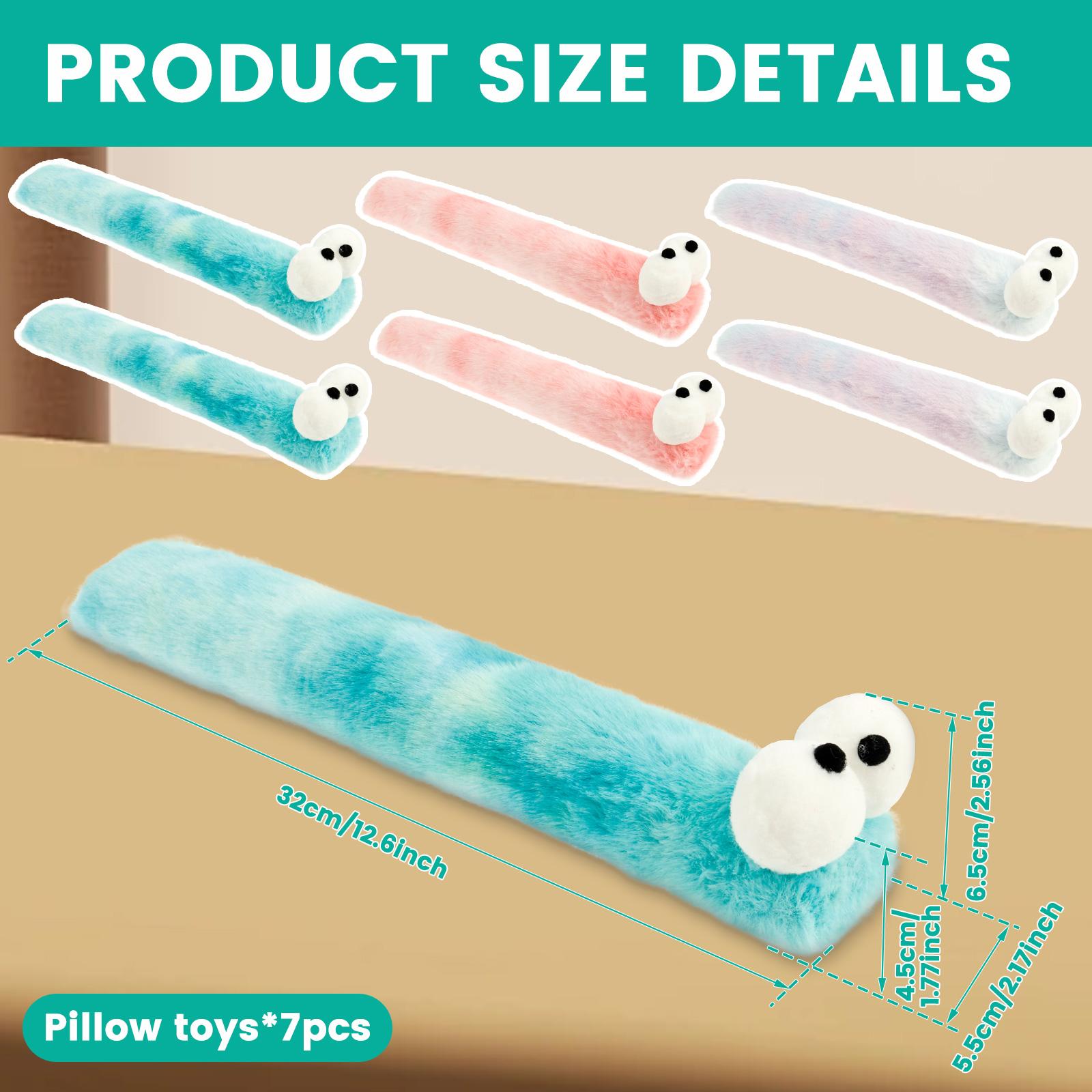 

7 шт. Плюшевая подушка-игрушка для кошек с кошачьей мятой внутри, интерактивные игрушки-грызушки для кошек, товары для домашних животных для чистки зубов и игр в помещении