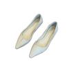 Cowhide Version~ Minimalist Style Small Slope Heel Pointed Head Shallow Mouth Single Shoes Women's 2025 New Spring and Autumn Commuting Flat Wom