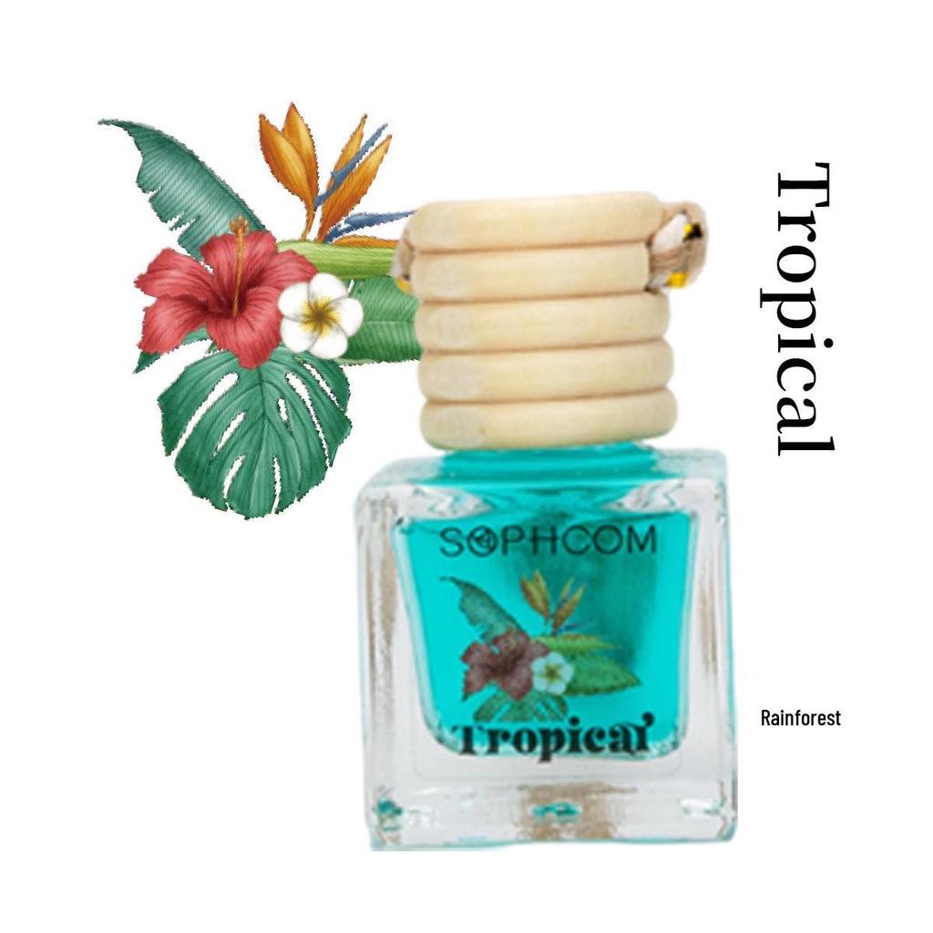 Long-lasting Car Air Freshener Pendant: Essential Oil Hanging Ornament for Interior Decoration