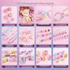 Kids' Hair Accessories & Jewelry DIY Set - Necklace, Hair Clips, Beaded Box Gift for Girls