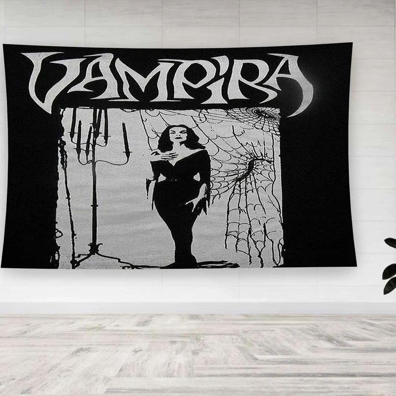Tapestry Art Black Vampire Minimalist Gothic 75x100