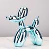 Electroplated Resin Dog Crafts Nordic Balloon Dog Ornament Puppy Sculpture Home Decor Living Room Desktop Modern Animal Statue